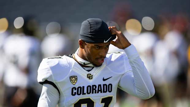 Colorado safety Shilo Sanders.